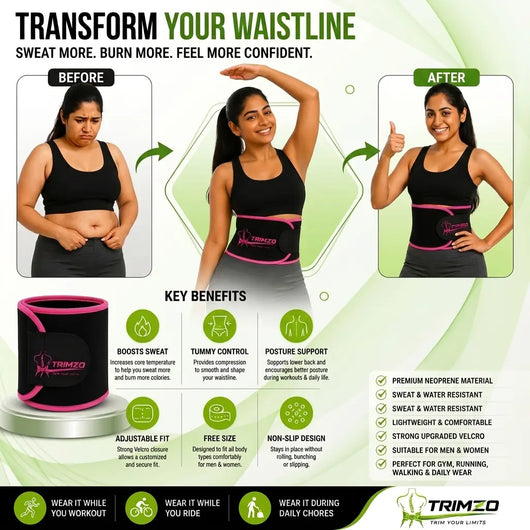 Adjustable Waist Trimmer Belt